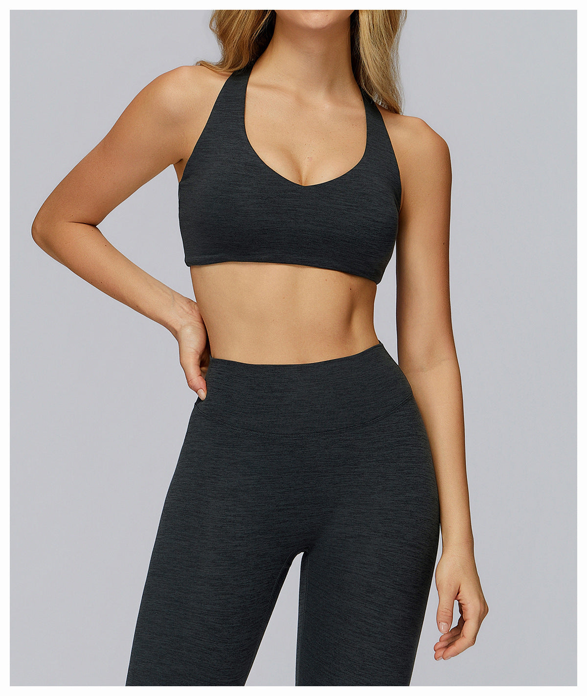 Brushed Yoga Bra H-shaped Beauty Back Workout Clothes