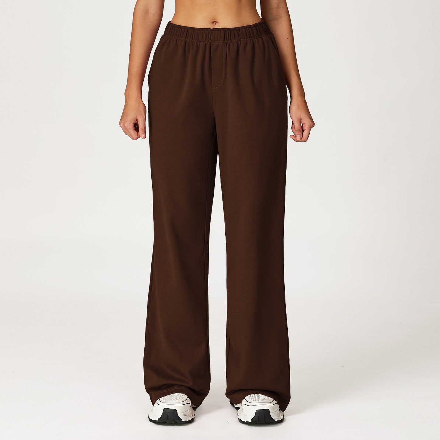 Autumn And Winter High Waist Long Sports Pants Wide