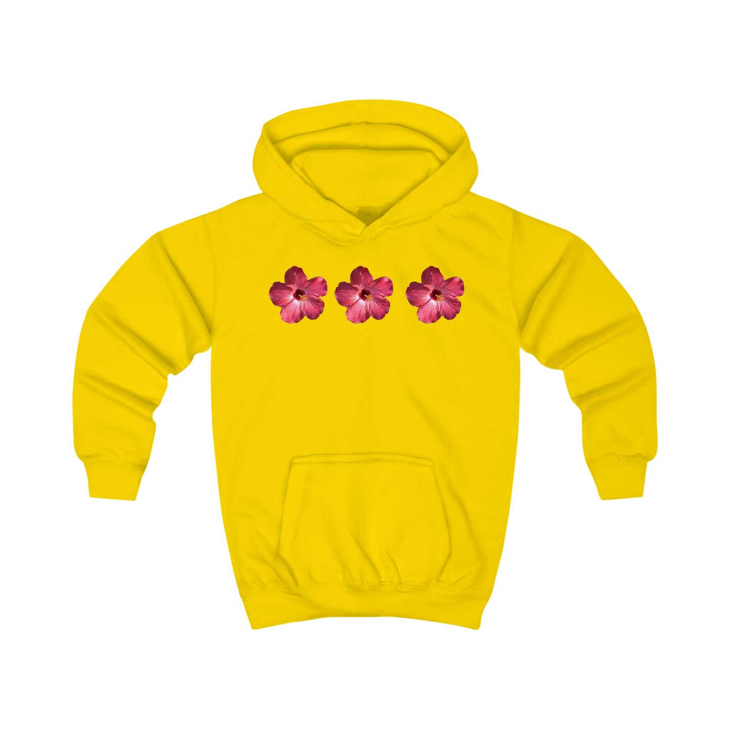 Ethereal Floral Kids Hoodie, Summer Beachwear, Gift for Girls, Outdoor Play, Cute Kids Apparel