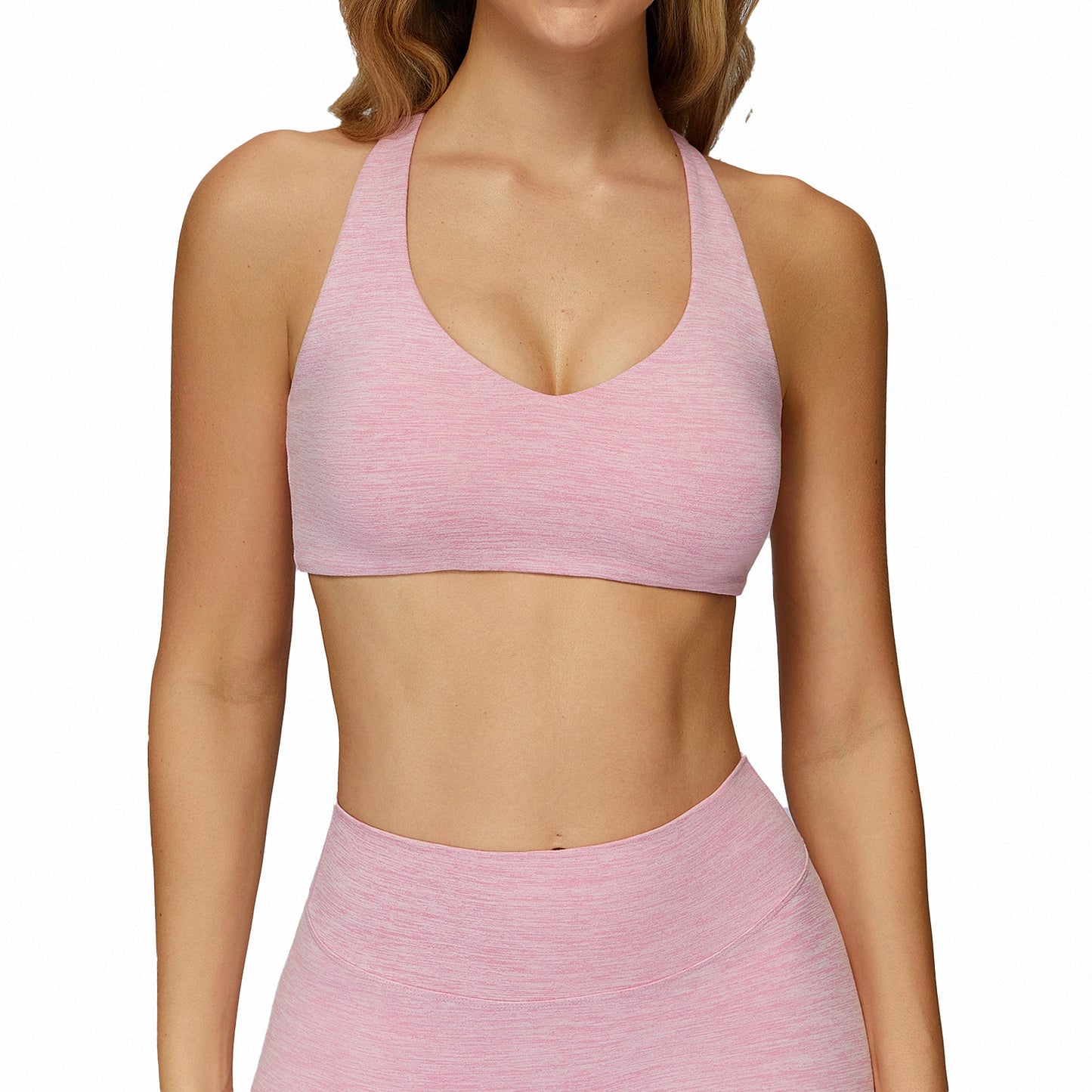 Brushed Yoga Bra H-shaped Beauty Back Workout Clothes