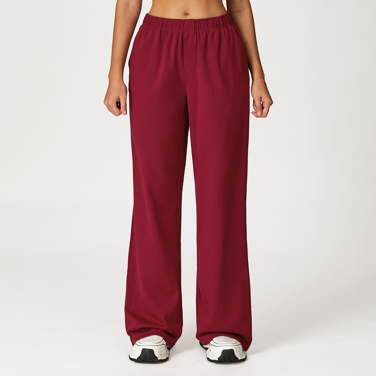 Autumn And Winter High Waist Long Sports Pants Wide