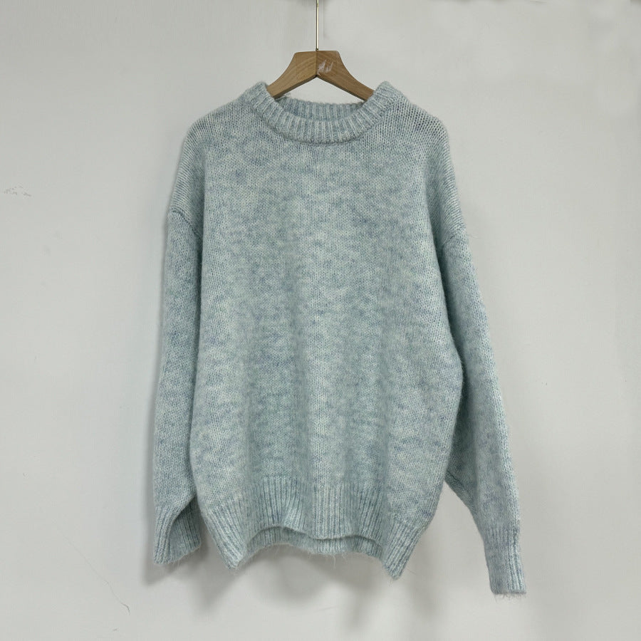 Loose And Lazy Style Wool Loose Knitted Sweater