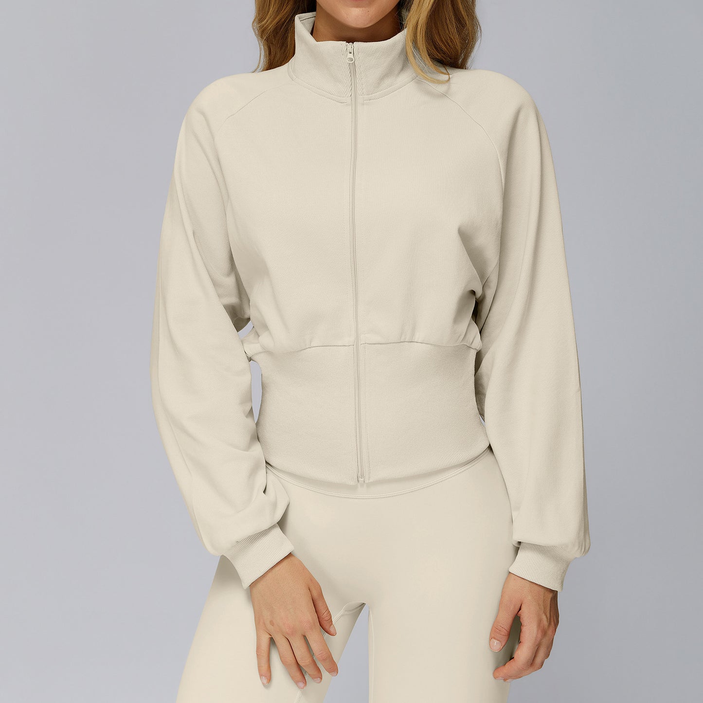 Autumn And Winter Stand Collar Sweater Windproof Zipper Thermal Sweater