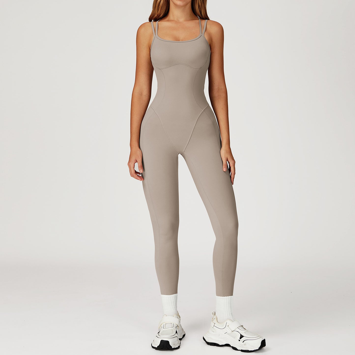 Jumpsuit Cross Back One-piece Slim-fit Yoga Wear