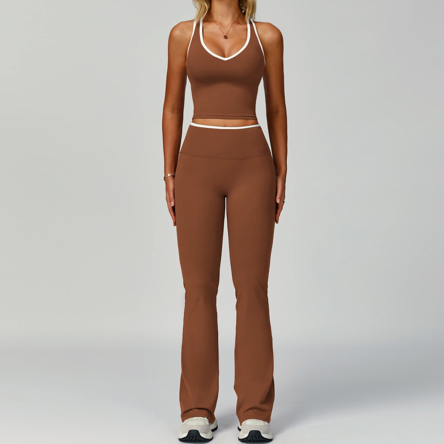 Women's Sports Suit Skinny Yoga Clothes Fitness Suit