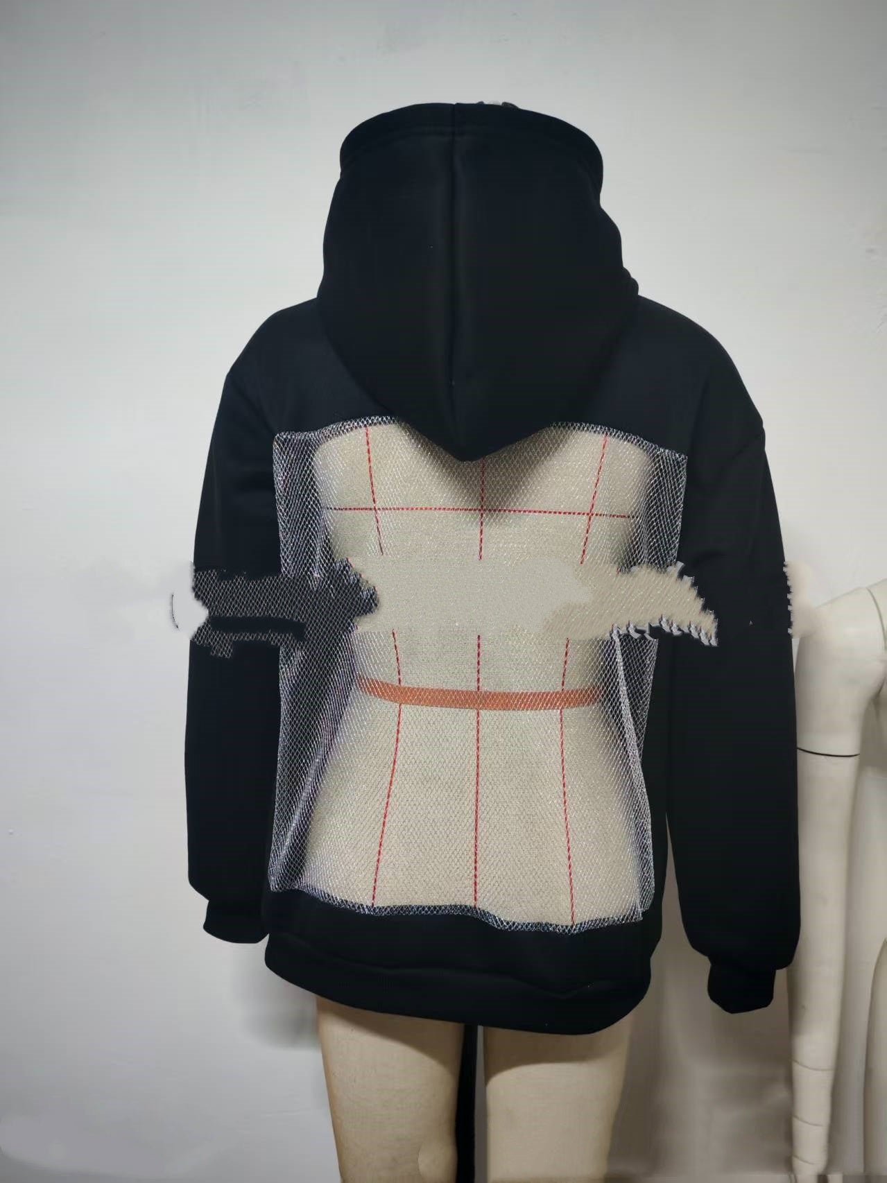 Women's Hooded Sportswear Casual Long Sleeved Shirt