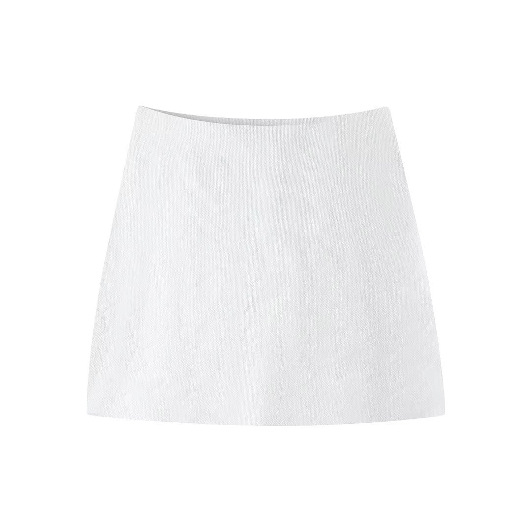Women's Loose Sleeves Knitted Coat High Waist Knit Mini Skirt Suit
