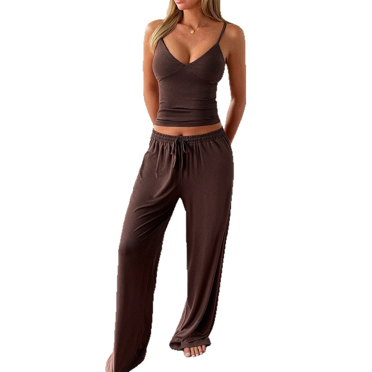 New Sports Style Suspender Trousers Suit For Women