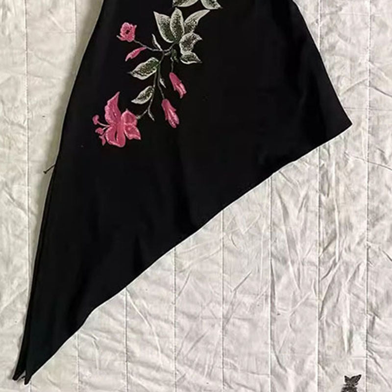 Women's Black Classic Retro Tube Top Dress