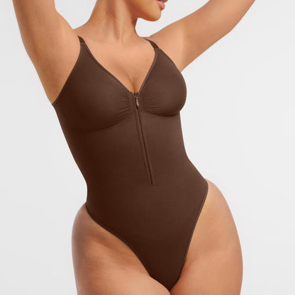 Sexy Highly Stretch Zipper Tight Braces Waist Slimming Body-shaping Corsets Women