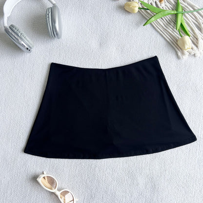 Sports Half-length Tennis Skirt Women's Low Waist Mini