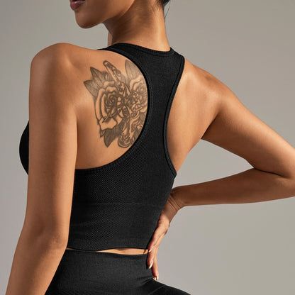 Quick-drying Breathable Sports Yoga Vest Cross Beauty Back Running Underwear Bra