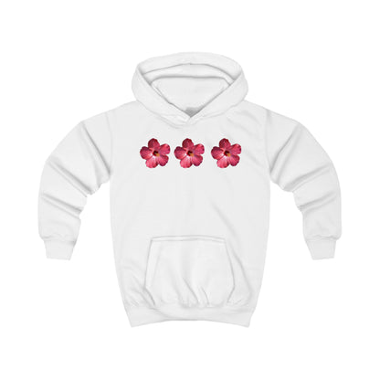 Ethereal Floral Kids Hoodie, Summer Beachwear, Gift for Girls, Outdoor Play, Cute Kids Apparel