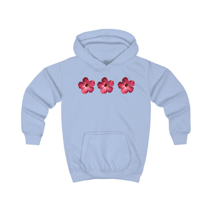 Ethereal Floral Kids Hoodie, Summer Beachwear, Gift for Girls, Outdoor Play, Cute Kids Apparel