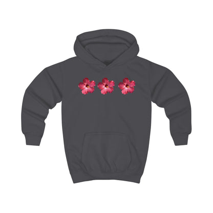 Ethereal Floral Kids Hoodie, Summer Beachwear, Gift for Girls, Outdoor Play, Cute Kids Apparel
