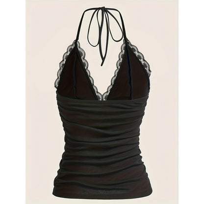 Lace Pleating Camisole For Women