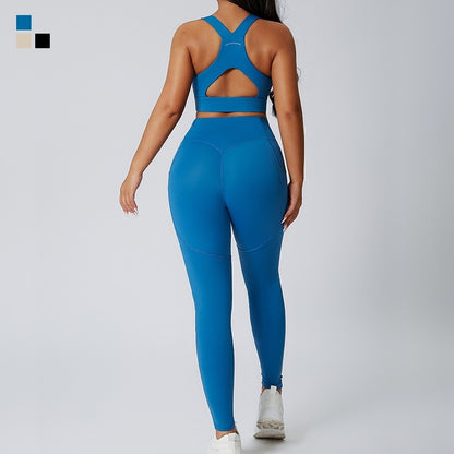 European And American Skinny Yoga Clothes Gym Exercise Suit