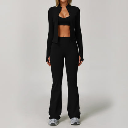 Tight Quick-drying Fitness Yoga Outdoor Running Sports Three-piece Suit