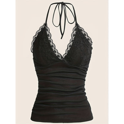 Lace Pleating Camisole For Women