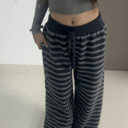Retro Loose Slimming Wide-leg Pants For Women