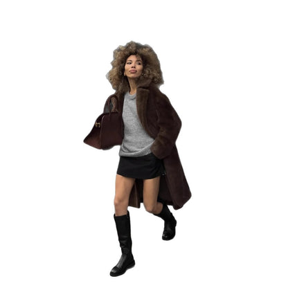 Loose And Lazy Style Wool Loose Knitted Sweater