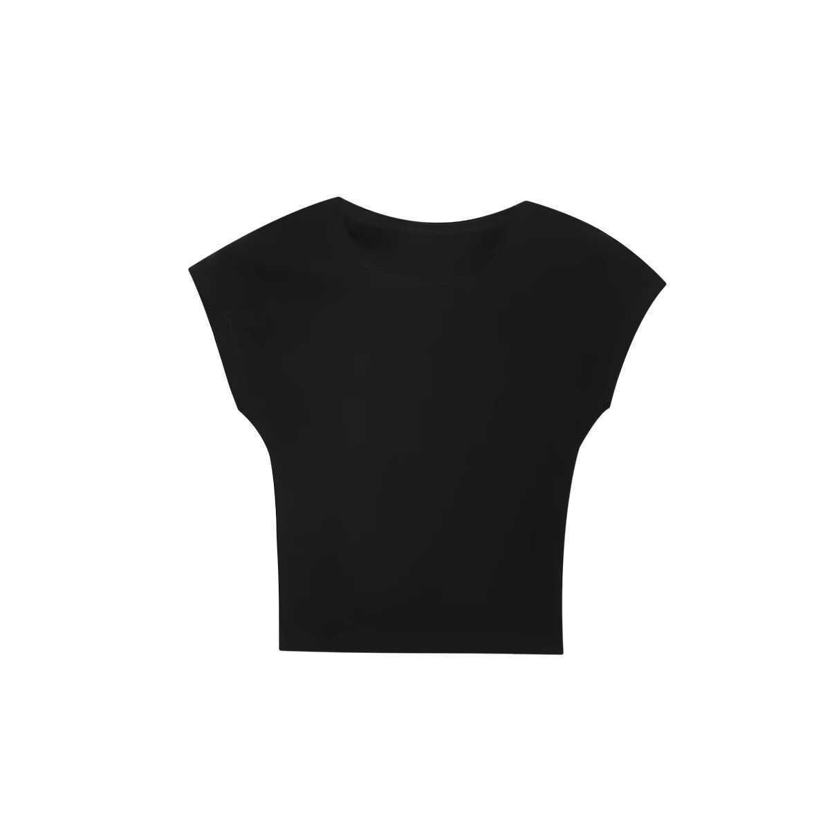Slim Fit Micro Elastic Amazon European And American Summer Design Blouse Sleeveless