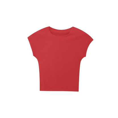 Slim Fit Micro Elastic Amazon European And American Summer Design Blouse Sleeveless