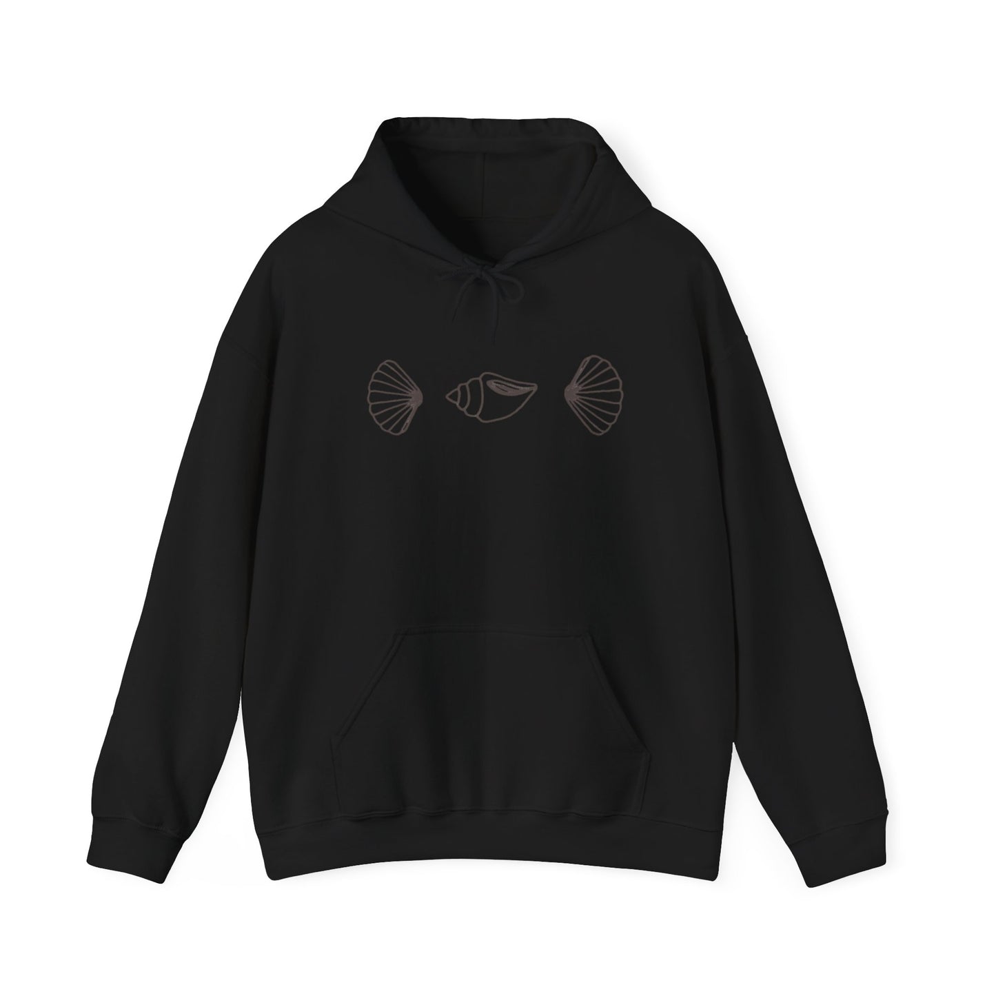 simple seashell hoodie