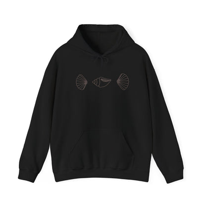 simple seashell hoodie