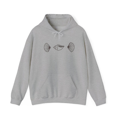 simple seashell hoodie