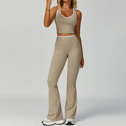 Women's Sports Suit Skinny Yoga Clothes Fitness Suit