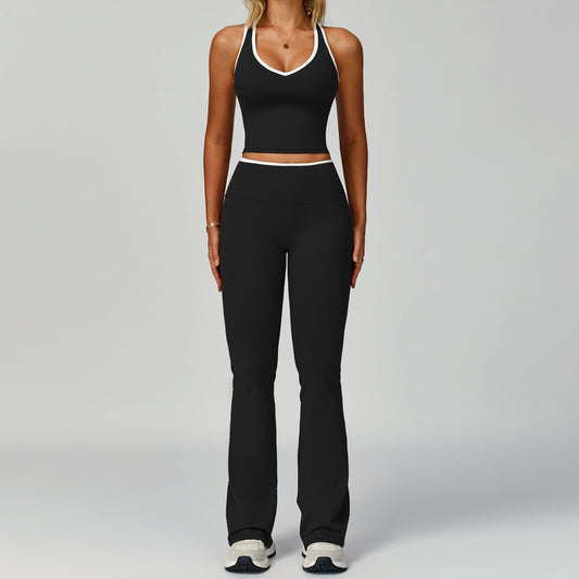 Women's Sports Suit Skinny Yoga Clothes Fitness Suit