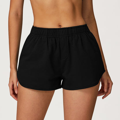 Sweatpants High Waist Wide Leg Straight Loose Sports Shorts