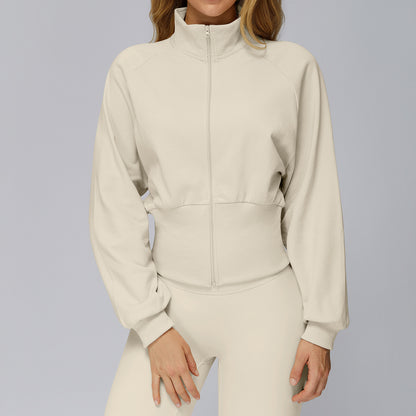 Autumn And Winter Stand Collar Sweater Windproof Zipper Thermal Sweater