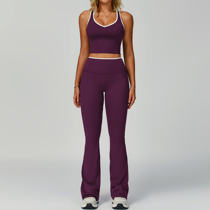 Women's Sports Suit Skinny Yoga Clothes Fitness Suit