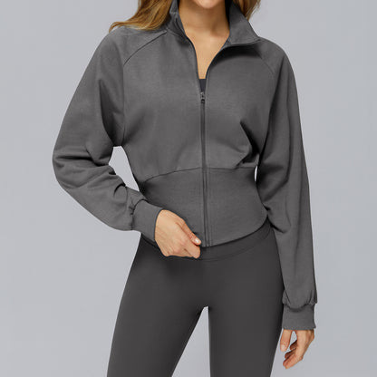 Autumn And Winter Stand Collar Sweater Windproof Zipper Thermal Sweater