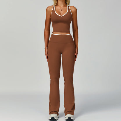 Women's Sports Suit Skinny Yoga Clothes Fitness Suit