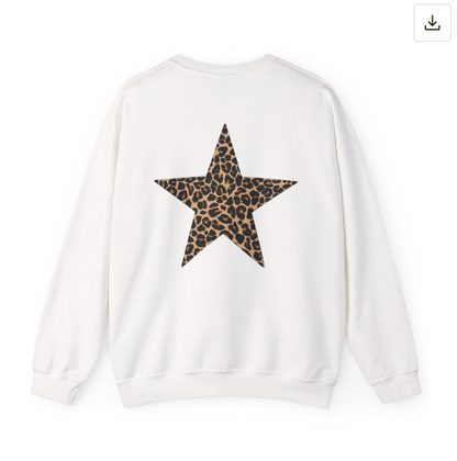 star crew neck sweater