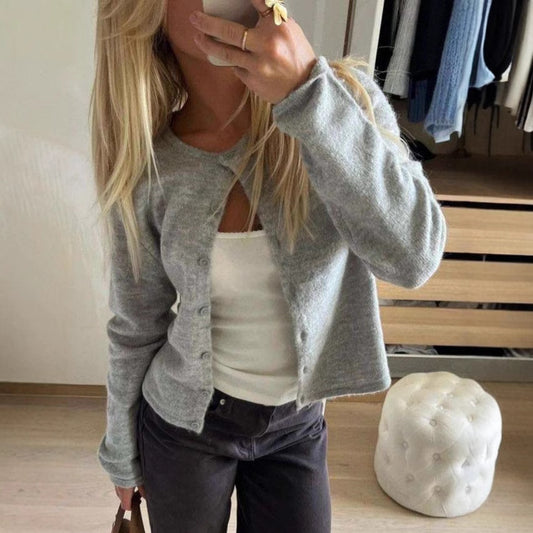 Long Sleeve Small Drop Shoulder Women's Overcoat