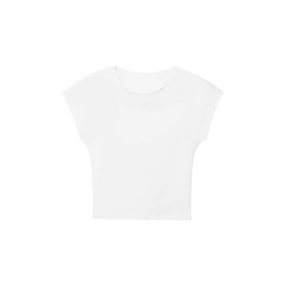 Slim Fit Micro Elastic Amazon European And American Summer Design Blouse Sleeveless