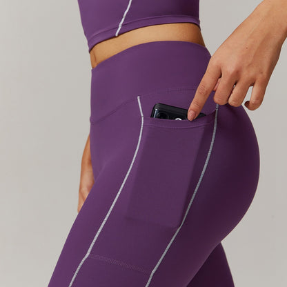 Elastic Fake Two-piece High-grade Women's Sports Running Fitness Clothes