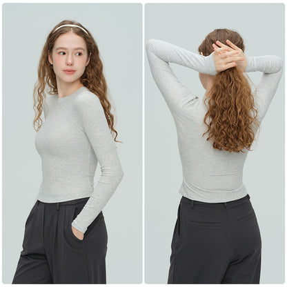 Yoga Women's Sport Long Sleeves Slim Fit Thin Fitness Clothes