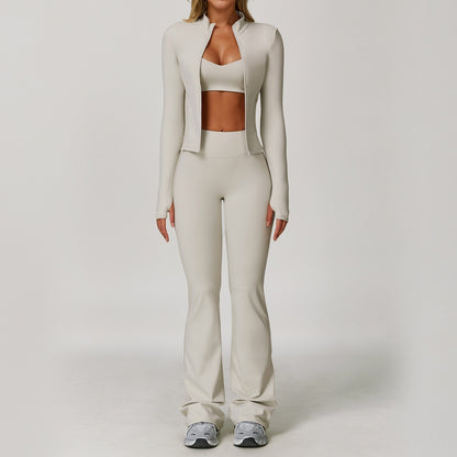 Tight Quick-drying Fitness Yoga Outdoor Running Sports Three-piece Suit